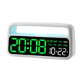 Digital Alarm Clock with 8-Color Changing Mood Light, Date & Week Display, DST, Snooze, Auto-Dimming LED, Sleep Mode, and 12/24-Hour Format
